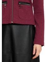 Betty Barclay Sweat Jacke Kurz 1/1 Arm 4697 Maroon banner