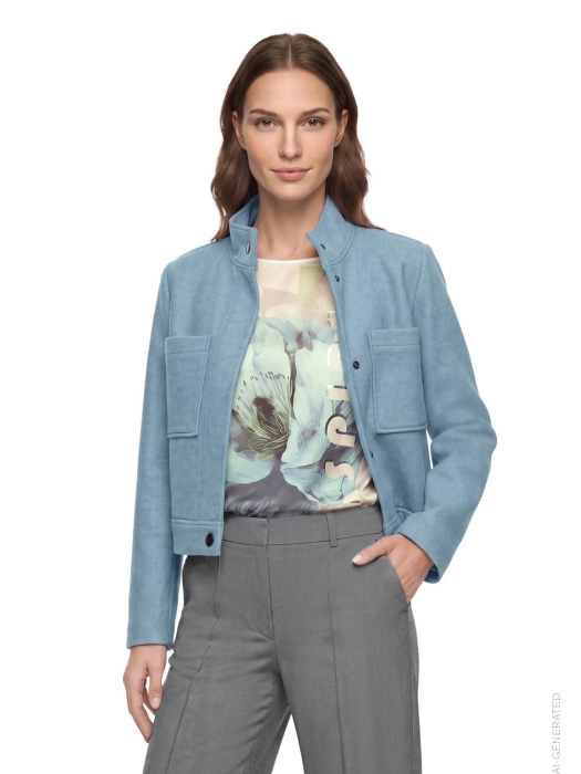 Betty Barclay Blazerjacke Kurz 1/1 Arm 8488 Smoky mint