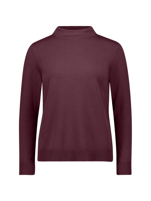 Betty Barclay Strickpullover Kurz 1/1 Arm 4697 Maroon banner