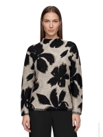 Betty Barclay Strickpullover Kurz 1/1 Arm 7898 Beige/ black