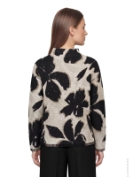 Betty Barclay Strickpullover Kurz 1/1 Arm 7898 Beige/ black