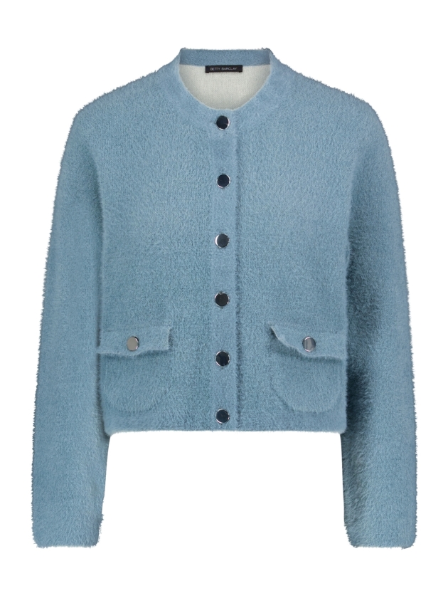 Betty Barclay Strickjacke Kurz 1/1 Arm 8488 Smoky mint