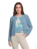 Betty Barclay Strickjacke Kurz 1/1 Arm 8488 Smoky mint
