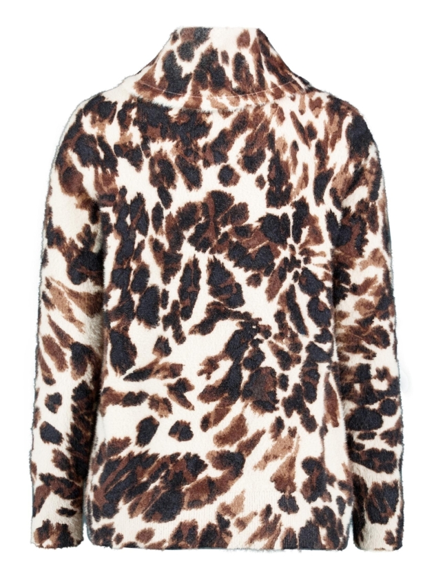 Betty Barclay Strickpullover Kurz 1/1 Arm 7898 Beige/ black
