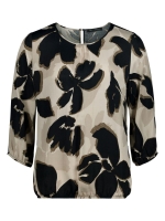 Betty Barclay Bluse Kurz 3/4 Arm 7898 Beige/ black