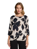 Betty Barclay Bluse Kurz 3/4 Arm 7898 Beige/ black