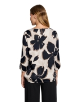 Betty Barclay Bluse Kurz 3/4 Arm 7898 Beige/ black