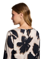 Betty Barclay Bluse Kurz 3/4 Arm 7898 Beige/ black