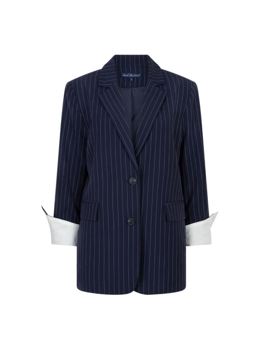 Red Button Blazer Palazzo Pinstripe 15 Dark blue