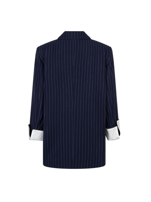 Red Button Blazer Palazzo Pinstripe 15 Dark blue