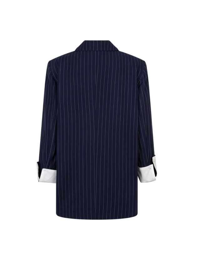 Red Button Blazer Palazzo Pinstripe 15 Dark blue