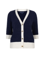 Red Button De Cardigan Popcorn is een gebreid 158 Dark blue