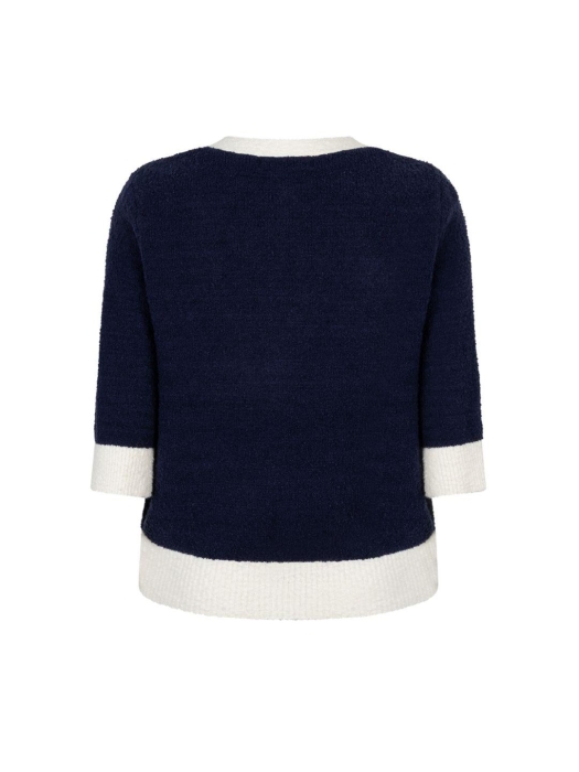 Red Button De Cardigan Popcorn is een gebreid 158 Dark blue