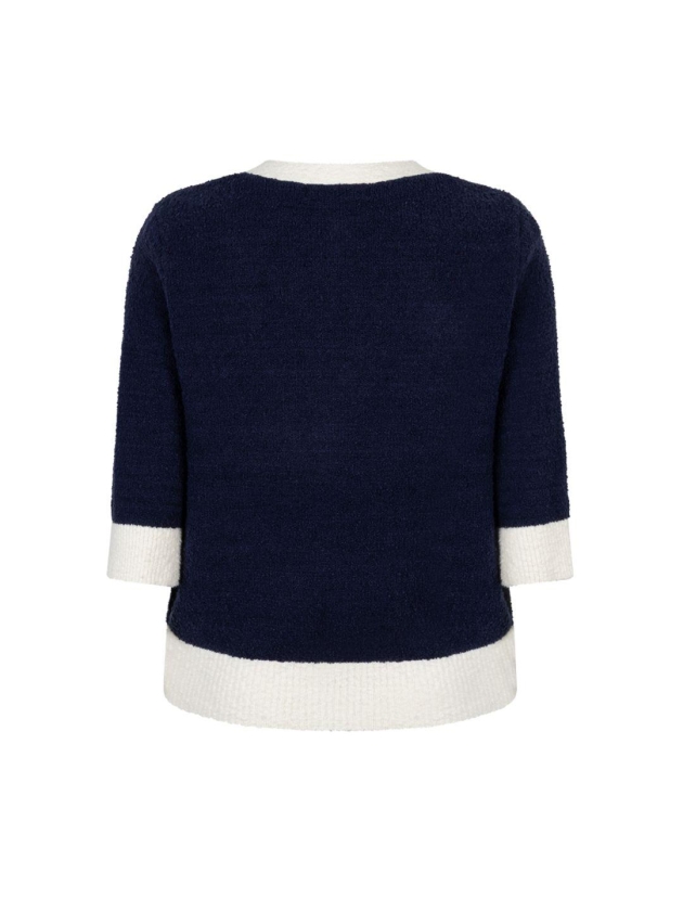 Red Button De Cardigan Popcorn is een gebreid 158 Dark blue