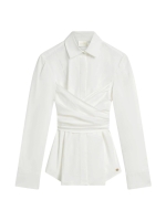 Josh V LUANN fitted blouse 033 off white