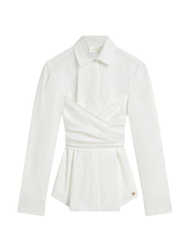 Josh V LUANN fitted blouse 033 off white