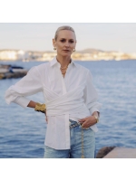 Josh V LUANN fitted blouse 033 off white