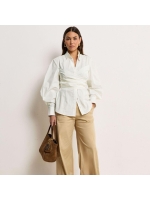 Josh V LUANN fitted blouse 033 off white