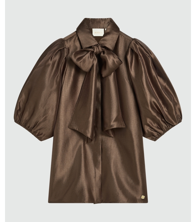 Josh V SYLVIANA regular fit blouse 987 brown
