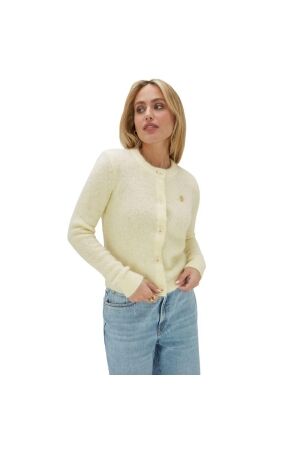 Josh V PAULINE regular fit cardigan 613 butter yellow