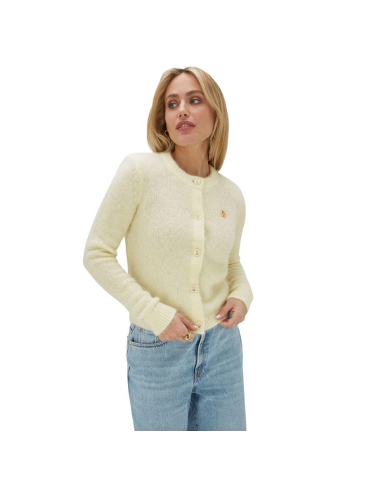 Josh V PAULINE regular fit cardigan 613 butter yellow