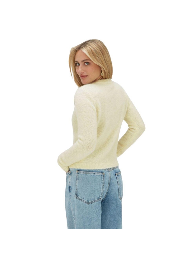 Josh V PAULINE regular fit cardigan 613 butter yellow