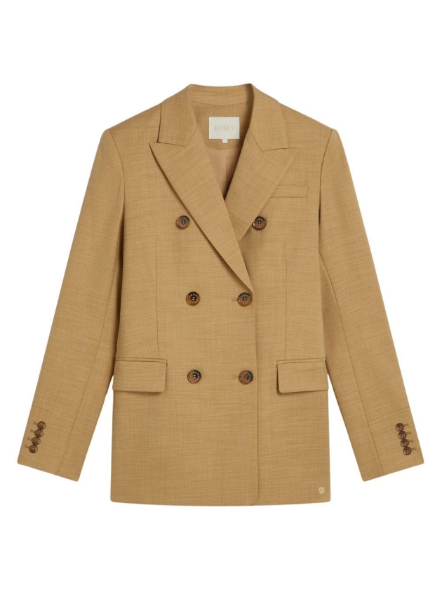 Josh V SANNE fitted blazer 605 light camel
