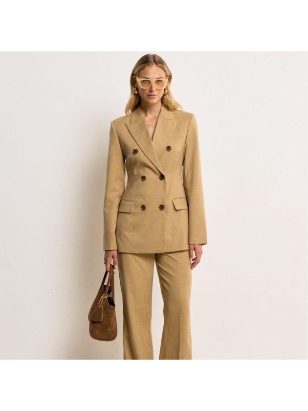Josh V SANNE fitted blazer 605 light camel