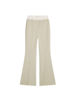 Josh V LIORA high rise flared trousers 296 ecru melange
