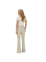 Josh V LIORA high rise flared trousers 296 ecru melange