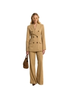 Josh V DARBY high rise fitted trousers 605 light camel