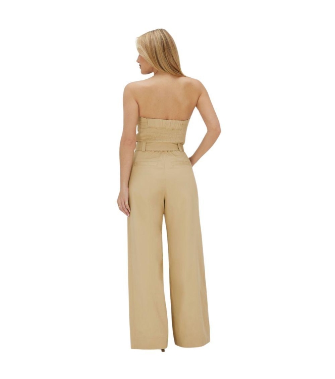 Josh V MYRA wide leg jumpsuit 605 light camel