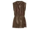 Josh V LIRA regular jumpsuit in satin look 987 brown
