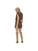 Josh V LIRA regular jumpsuit in satin look 987 brown
