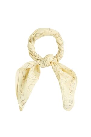 Josh V ISOLDE scarf 613 butter yellow