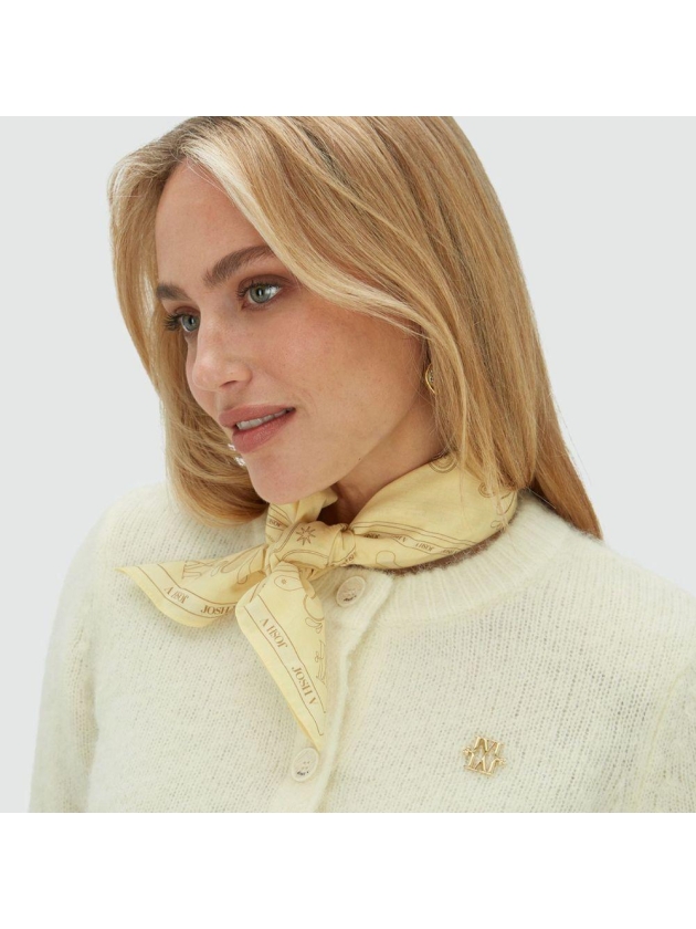 Josh V ISOLDE scarf 613 butter yellow