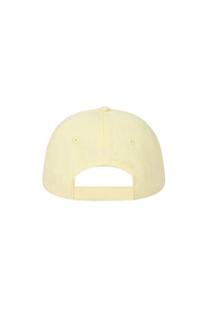 Josh V HANNIE logo cap 613 butter yellow