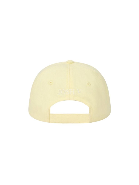 Josh V HANNIE logo cap 613 butter yellow