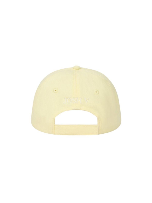 Josh V HANNIE logo cap 613 butter yellow