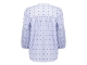 Geisha Blouse stripes + dots 625 Blue