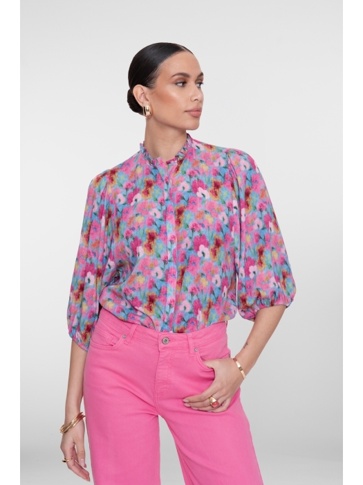 Geisha blouse 625 Blue