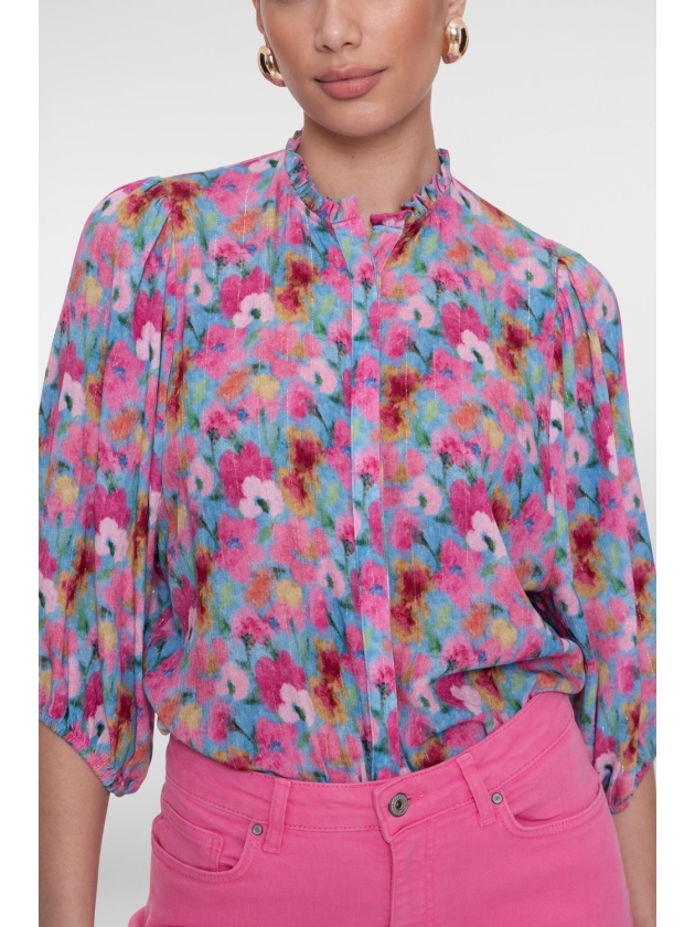 Geisha blouse 625 Blue