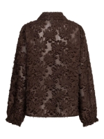 Red Button Blouse fringes