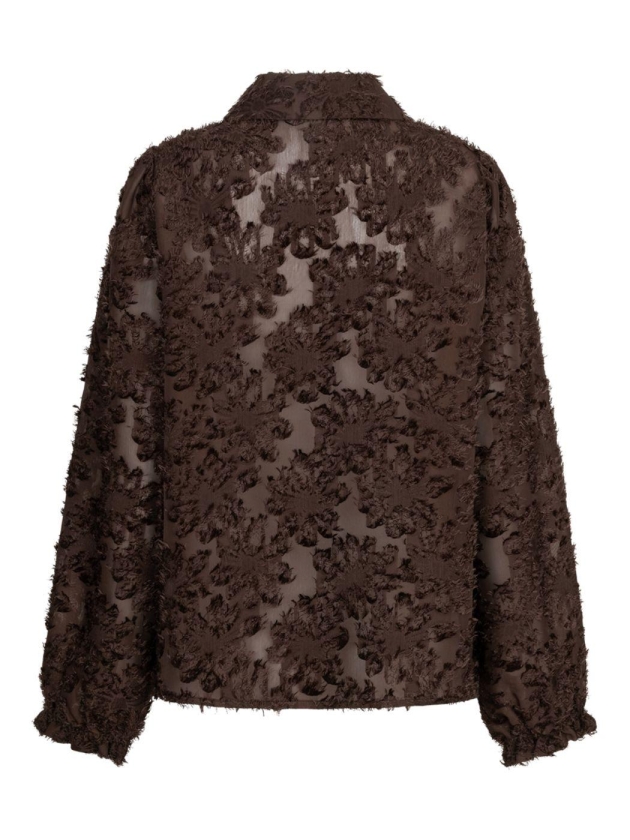 Red Button Blouse fringes