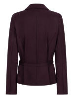 Red Button Blazer & belt punta 344 Burgundy