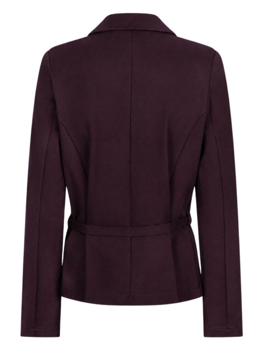 Red Button Blazer & belt punta 344 Burgundy