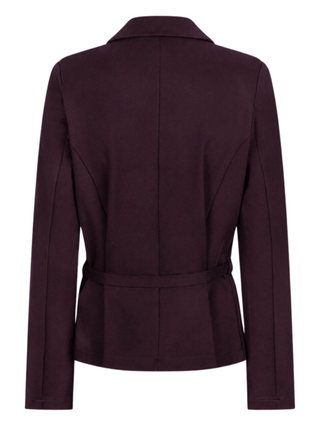 Red Button Blazer & belt punta 344 Burgundy
