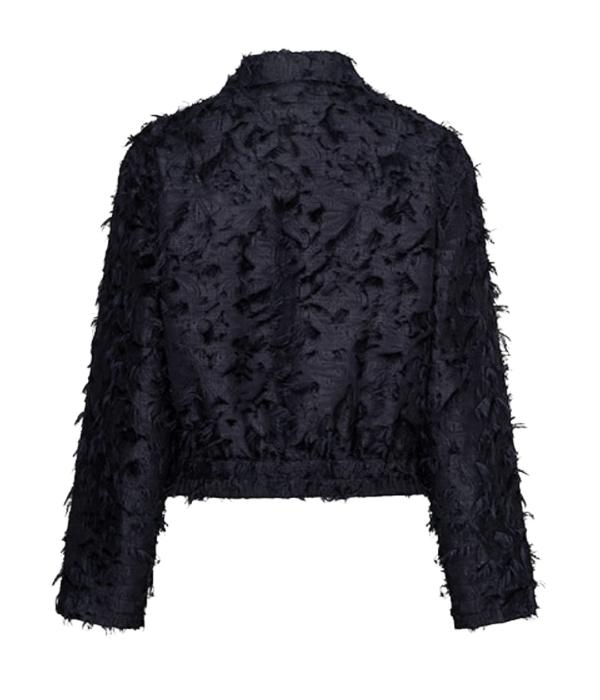 Red Button Bomber fringes 35 Navy