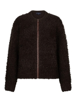 Red Button Bomber knit boucle 59 Espresso