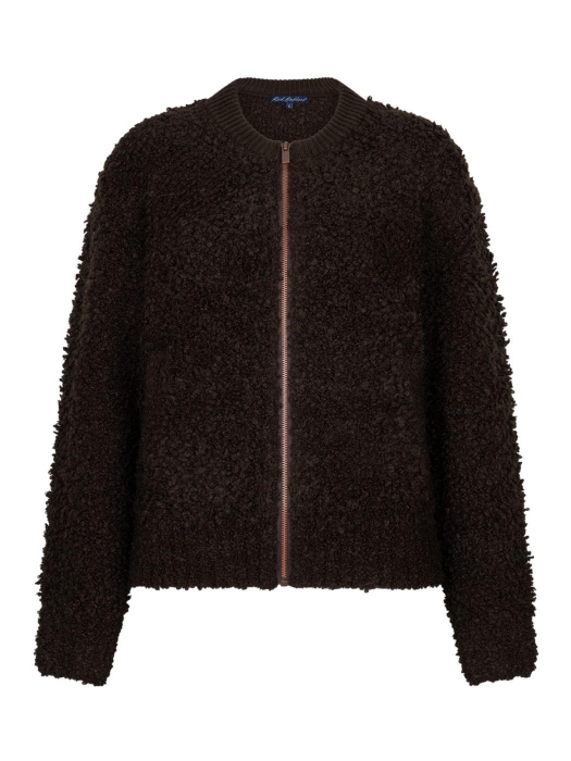 Red Button Bomber knit boucle 59 Espresso